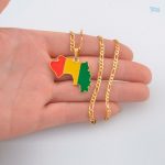 Bijou représentant le drapeau de la Guinée