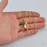 Accessoire or représentant le drapeau italien