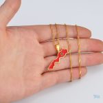 Accessoire tendance aux couleurs du Maroc en finition dorée