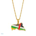 Collier drapeau République Centrafricaine, symbole national