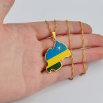 Accessoire représentant le drapeau rwandais, idéal pour les fans