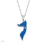 Collier argent drapeau Somalie élégant et symbolique