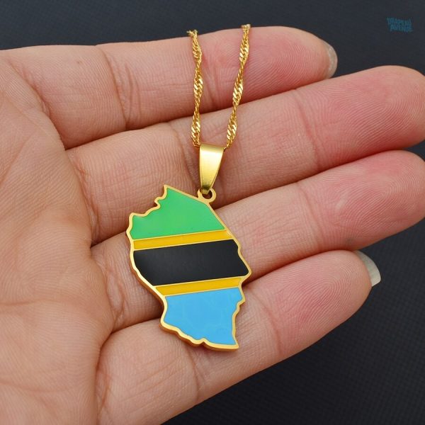 Bijou inspiré par les couleurs nationales de la Tanzanie