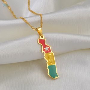 Accessoire mode avec motifs du drapeau Togo