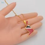 Accessoire représentant le drapeau de Trinité-et-Tobago en or