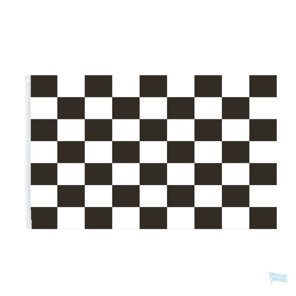 Drapeau à damier pour événements sportifs et décorations