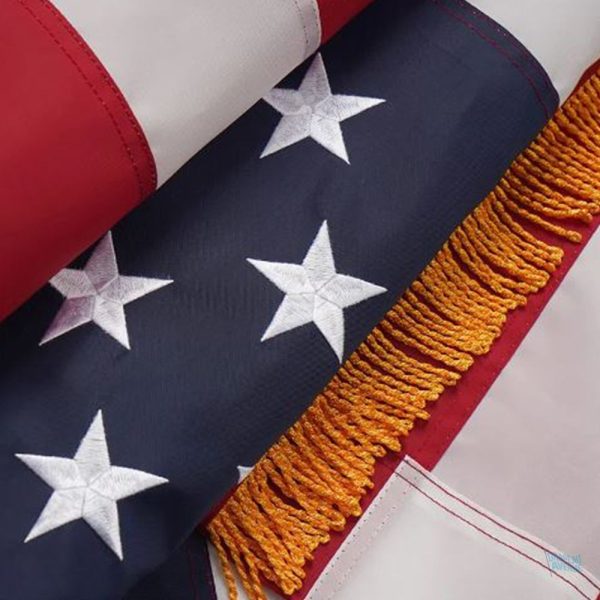 Drapeau à franges personnalisable pour célébrations