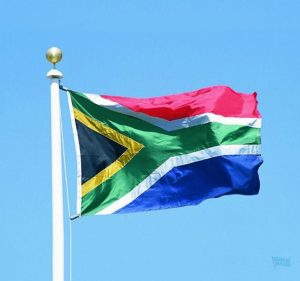 Drapeau extérieur Afrique du Sud, symbole de fierté nationale