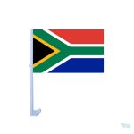 Drapeau Afrique du Sud pour voiture, design coloré et distinctif