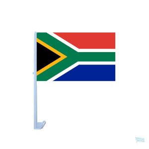 Drapeau Afrique du Sud pour voiture, design coloré et distinctif