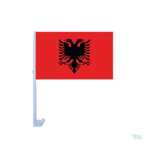 Drapeau Albanie pour voiture, symbole national élégant