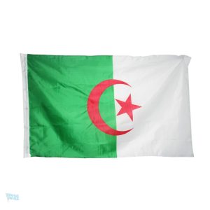 Drapeau Algérie extérieur pour affichage en extérieur
