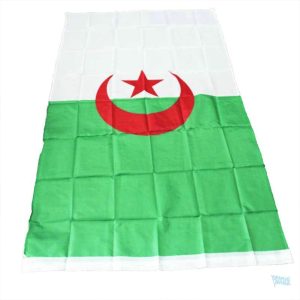 Drapeau Algérie, accessoire pour événements en plein air
