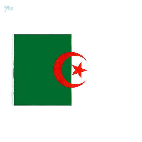 Drapeau Algérie fourreau, symbole national et décoratif