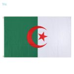 Drapeau Algérie en polyester 100% pour décoration ou événements