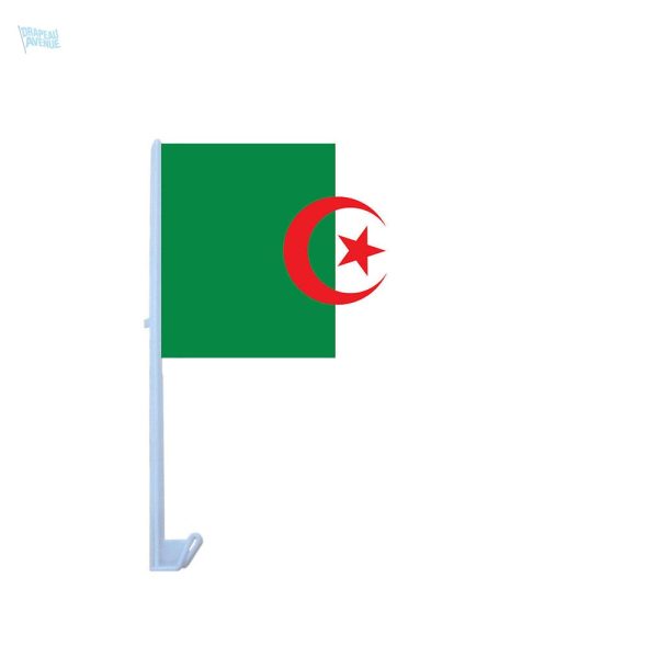 Drapeau Algérie pour voiture, accessoire de soutien national