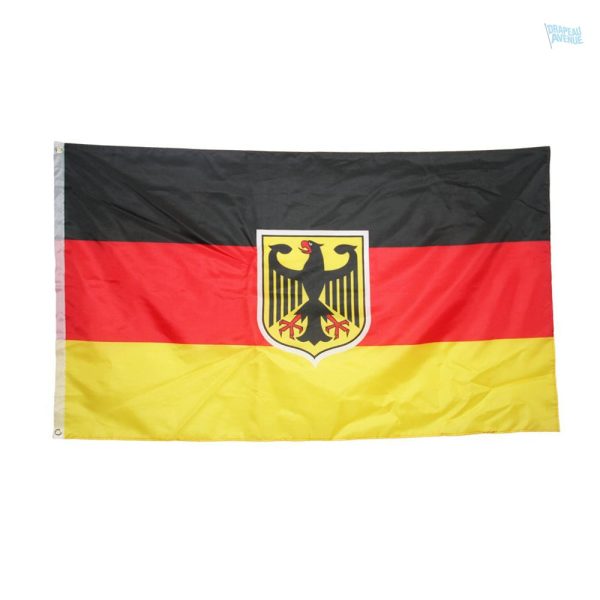 Drapeau Allemagne avec aigle emblématique
