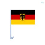 Drapeau Allemagne avec blason pour décoration de voiture