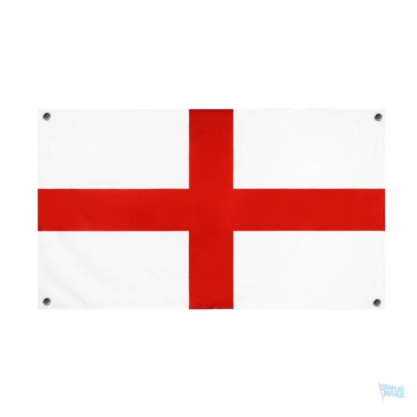 Drapeau Angleterre avec 4 oeillets pour affichage extérieur