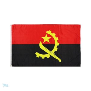 Drapeau Angola 90 x 150 cm en tissu durable