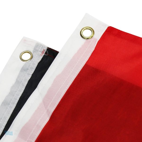 Drapeau Angola en polyester, dimensions 90 x 150 cm
