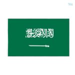 Drapeau Arabie Saoudite en fourreau pour affichage extérieur