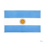 Drapeau de l'Argentine 128 x 192 cm en tissu