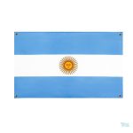 Drapeau Argentine 4 œillets, emblème national en tissu