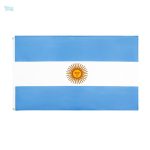 Drapeau Argentine 60 x 90 cm en tissu de qualité