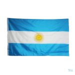 Drapeau extérieur argentin bleu et blanc pour décoration