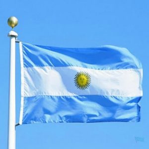 Drapeau argenté pour événements et célébrations en plein air