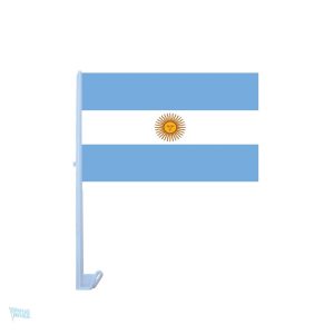 Drapeau argentin pour voiture en polyester durable