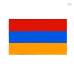 Drapeau Arménie 120 x 180 cm en tissu durable