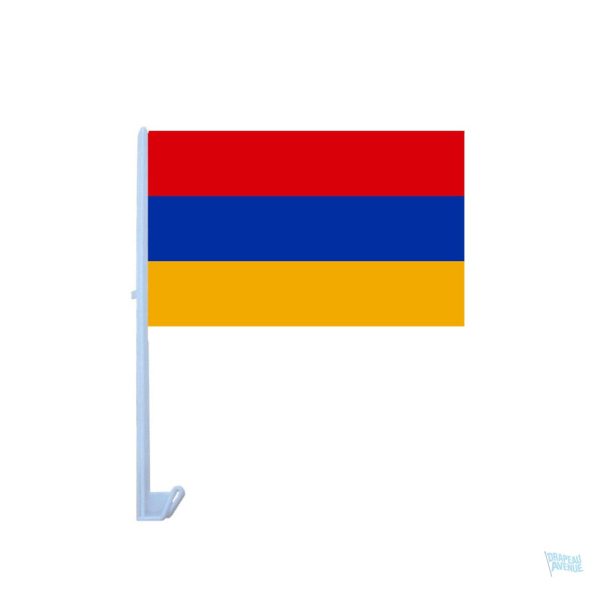 Drapeau Arménie pour voiture, symbole national en tissu