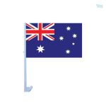 Drapeau Australie pour voiture, design coloré et emblématique