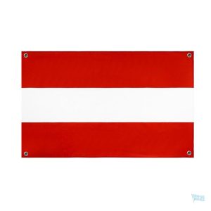 Drapeau Autriche avec 4 œillets pour affichage extérieur