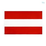 Drapeau géant Autriche en tissu résistant