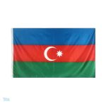 Drapeau fourreau de l'Azerbaïdjan en tissu durable