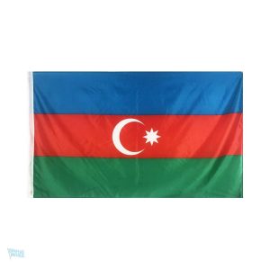 Drapeau fourreau de l'Azerbaïdjan en tissu durable