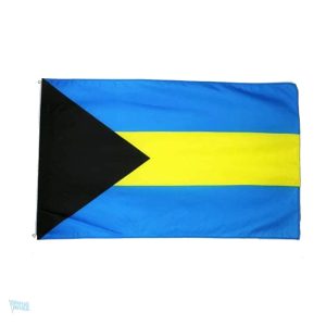 Drapeau Bahamas extérieur coloré et résistant pour usage en plein air