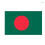 Drapeau du Bangladesh 120 x 180 cm en tissu durable
