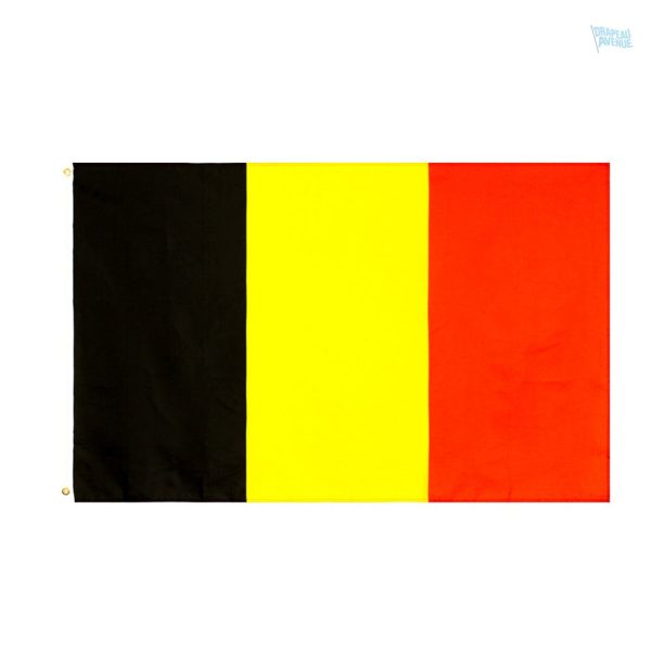 Drapeau Belgique 90 x 150 cm, affichage coloré