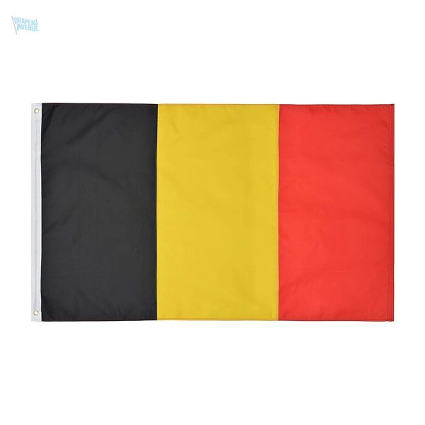 Drapeau Belgique extérieur pour affichage en extérieur