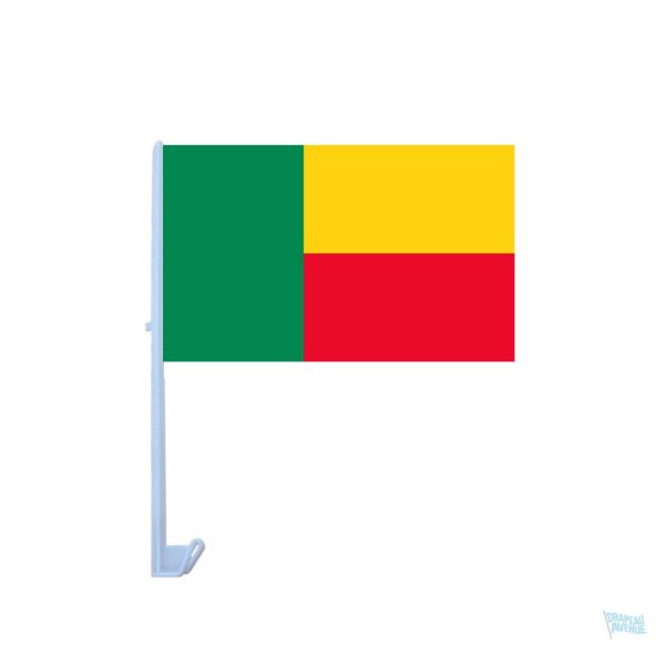 Drapeau Bénin pour voiture, symbole national vibrant