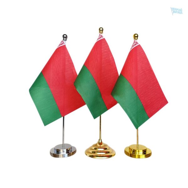 Drapeau de table de la Biélorussie, symbole national