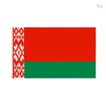 Drapeau géant de la Biélorussie en tissu résistant