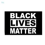 Drapeau Black Lives Matter symbole de lutte pour les droits civiques