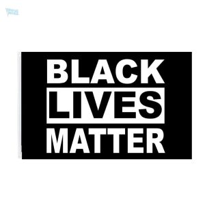 Drapeau Black Lives Matter symbole de lutte pour les droits civiques