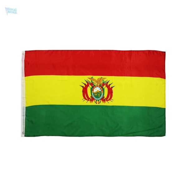 Drapeau Bolivie extérieur coloré pour décoration