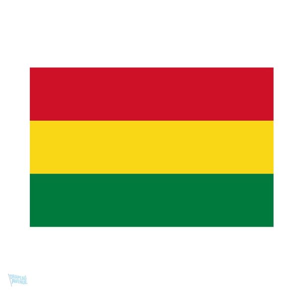 Drapeau Bolivie sans écusson 120 x 180 cm